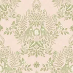 York Wallcoverings Cottontail Toile Pink & Chartreuse Peel & Stick Wallpaper - SKU PSW1432RL