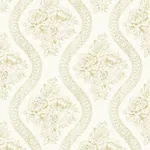 York Wallcoverings Coverlet Floral Yellow Wallpaper - SKU MH1602
