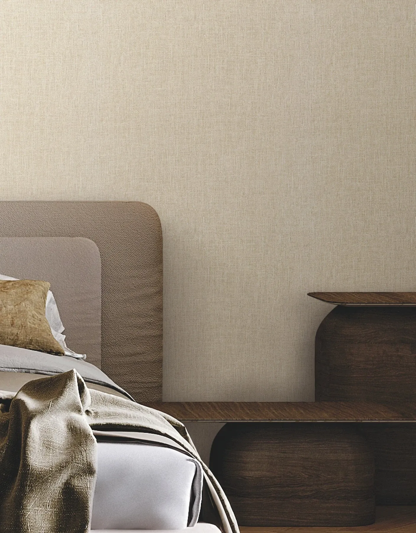 York Wallcoverings Cromie Ivory Wallpaper - SKU SI6907