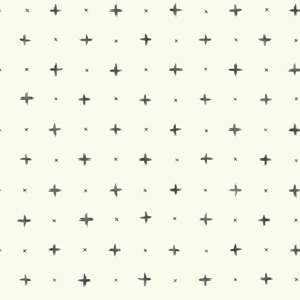 York Wallcoverings Cross Stitch Black Wallpaper - SKU MK1100
