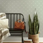 York Wallcoverings Cross Stitch Grey Wallpaper - SKU MK1103