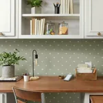 York Wallcoverings Cross Stitch Grey Wallpaper - SKU MK1103