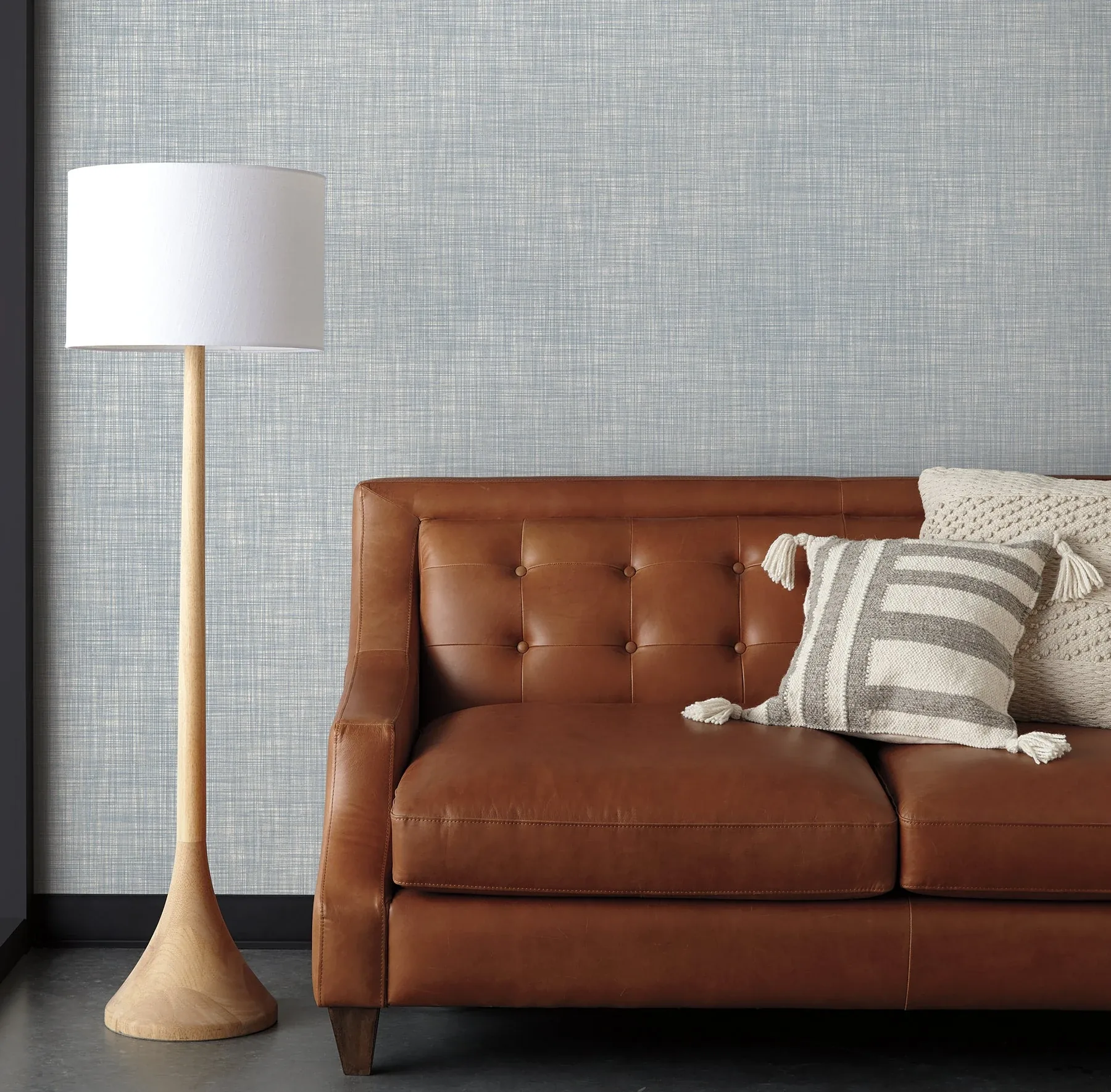 York Wallcoverings Crossroad Denim Wallpaper - SKU MJ4818N