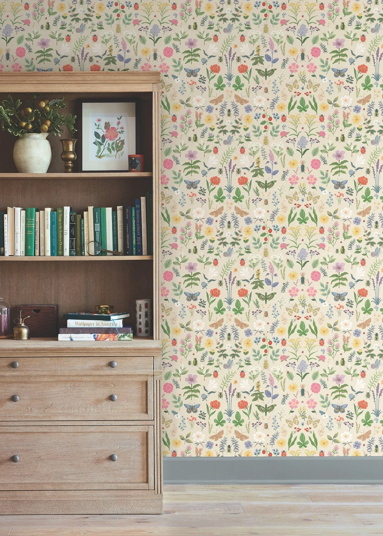 York Wallcoverings Curio Cream Peel & Stick Wallpaper - SKU PSW1542RL