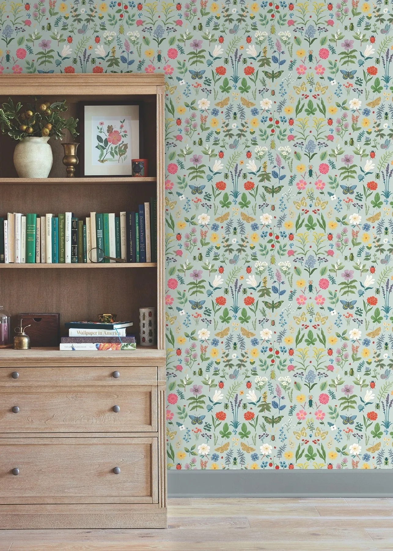 York Wallcoverings Curio Mint Peel & Stick Wallpaper - SKU PSW1540RL