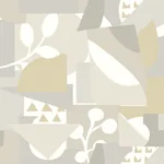 York Wallcoverings Cut Outs Neutral Wallpaper | Wallpaper Twins York Wallcoverings Cut Outs Neutral Wallpaper - SKU OI0672