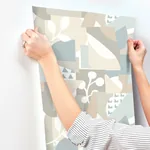 York Wallcoverings Cut Outs Sky Blue Wallpaper | Wallpaper Twins York Wallcoverings Cut Outs Sky Blue Wallpaper - SKU OI0673