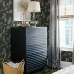 York Wallcoverings Dahlia Trail Black & Taupe Wallpaper - SKU SS2502