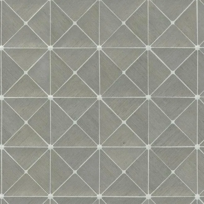GM7506 | Dazzling Diamond Sisal Grasscloth Grey Wallpaper