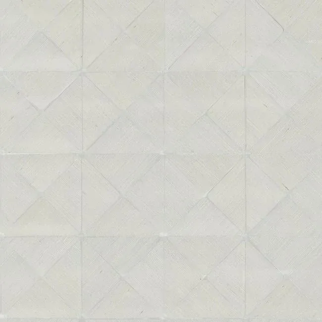 York Wallcoverings Dazzling Diamond Sisal Grasscloth Silver Wallpaper - SKU GM7505