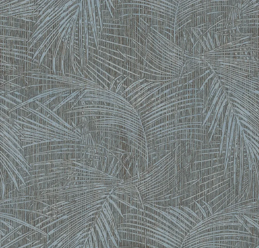 SI50610 | Della Palm Blue Multi Wallpaper