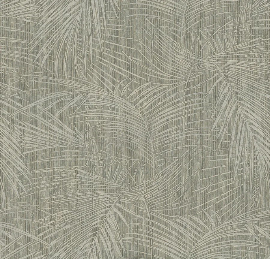 SI50612 | Della Palm Dark Taupe Wallpaper