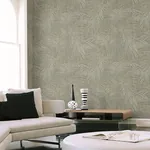 York Wallcoverings Della Palm Dark Taupe Wallpaper | Wallpaper Twins York Wallcoverings Della Palm Dark Taupe Wallpaper - SKU SI50612