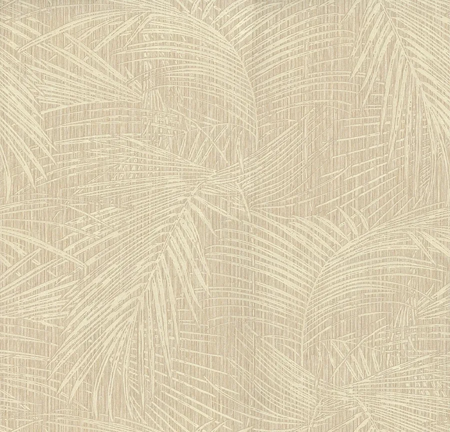 York Wallcoverings Della Palm Wheat Wallpaper - SKU SI50614