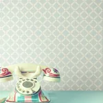 York Wallcoverings Diamond Gate Blue & Taupe Wallpaper | Wallpaper Twins York Wallcoverings Diamond Gate Blue & Taupe Wallpaper - SKU GR6001