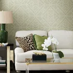 York Wallcoverings Diamond Macrame Taupe Wallpaper - SKU TC2703