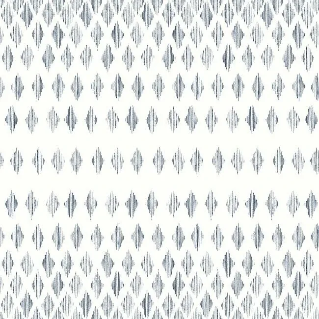 York Wallcoverings Diamond Ombre Navy & White Wallpaper - SKU FH4042