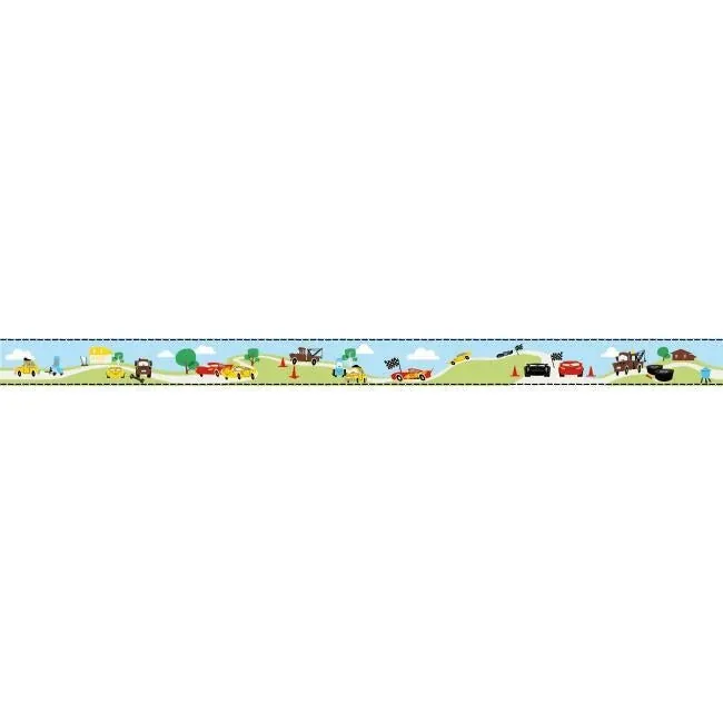 York Wallcoverings Disney & Pixar Cars Light Blue Border - SKU DI0919BD
