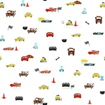 York Wallcoverings Disney & Pixar Cars Racing Spot White Wallpaper | Wallpaper Twins York Wallcoverings Disney & Pixar Cars Racing Spot White Wallpaper - SKU DI0921