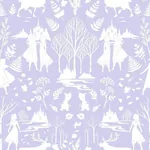 York Wallcoverings Disney Frozen 2 Nordic Purple Glitter Wallpaper | Wallpaper Twins York Wallcoverings Disney Frozen 2 Nordic Purple Glitter Wallpaper - SKU DI1013