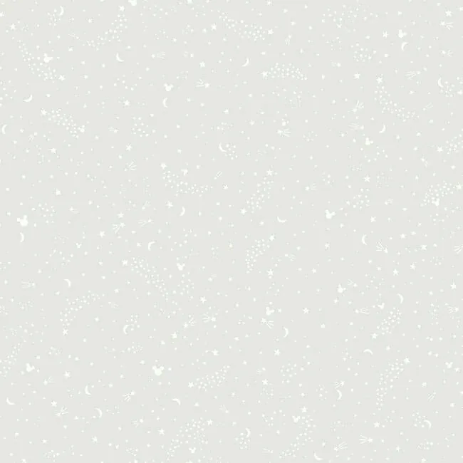 DI0987 | Disney Mickey Mouse Star Grey Wallpaper