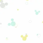 York Wallcoverings Disney Minnie Mouse Dots Green & Yellow Wallpaper | Wallpaper Twins York Wallcoverings Disney Minnie Mouse Dots Green & Yellow Wallpaper - SKU DI0928