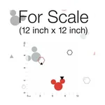 York Wallcoverings Disney Minnie Mouse Dots Red & Black Wallpaper | Wallpaper Twins York Wallcoverings Disney Minnie Mouse Dots Red & Black Wallpaper - SKU DI0927