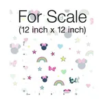York Wallcoverings Disney Minnie Mouse Rainbow Pink Wallpaper | Wallpaper Twins York Wallcoverings Disney Minnie Mouse Rainbow Pink Wallpaper - SKU DI0991