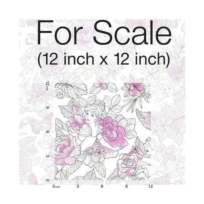 York Wallcoverings Disney Princess Royal Floral Magenta Wallpaper | Wallpaper Twins York Wallcoverings Disney Princess Royal Floral Magenta Wallpaper - SKU DI0965