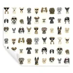 York Wallcoverings Dog Days Grey Peel & Stick Wallpaper - SKU PSW1462RL