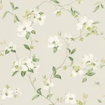 York Wallcoverings Dogwood Light Grey Wallpaper - SKU BL1762