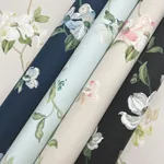 York Wallcoverings Dogwood Navy Wallpaper - SKU BL1761