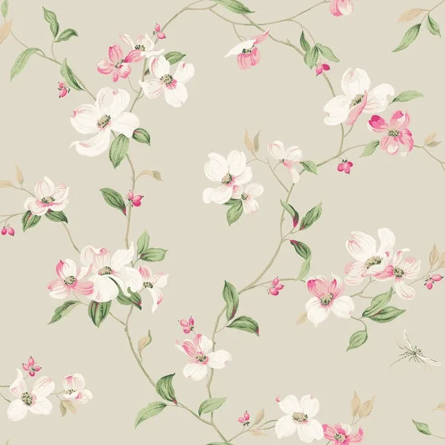 BL1763 | Dogwood Taupe Wallpaper