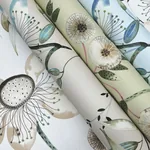 York Wallcoverings Dream Blossom Light Green Wallpaper - SKU BL1791