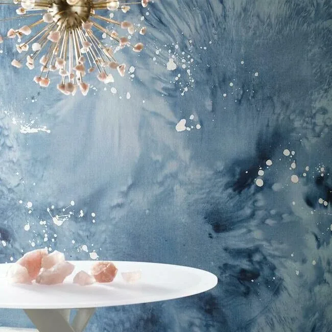 York Wallcoverings Dreamchaser Silver Wall Mural - SKU VA1281M