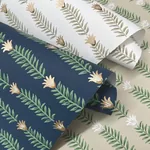 York Wallcoverings Eden White & Beige Wallpaper - SKU RP7343