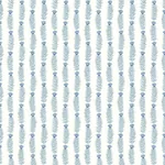 York Wallcoverings Eden White & Blue Wallpaper - SKU RP7341