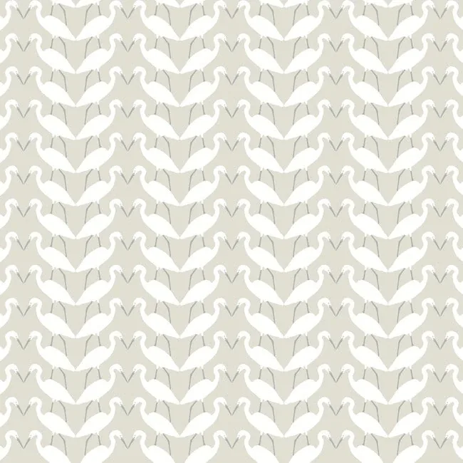 PSW1346RL | Elegant Birds Beige Peel & Stick Wallpaper