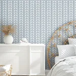 York Wallcoverings Elegant Birds Blue Peel & Stick Wallpaper - SKU PSW1347RL