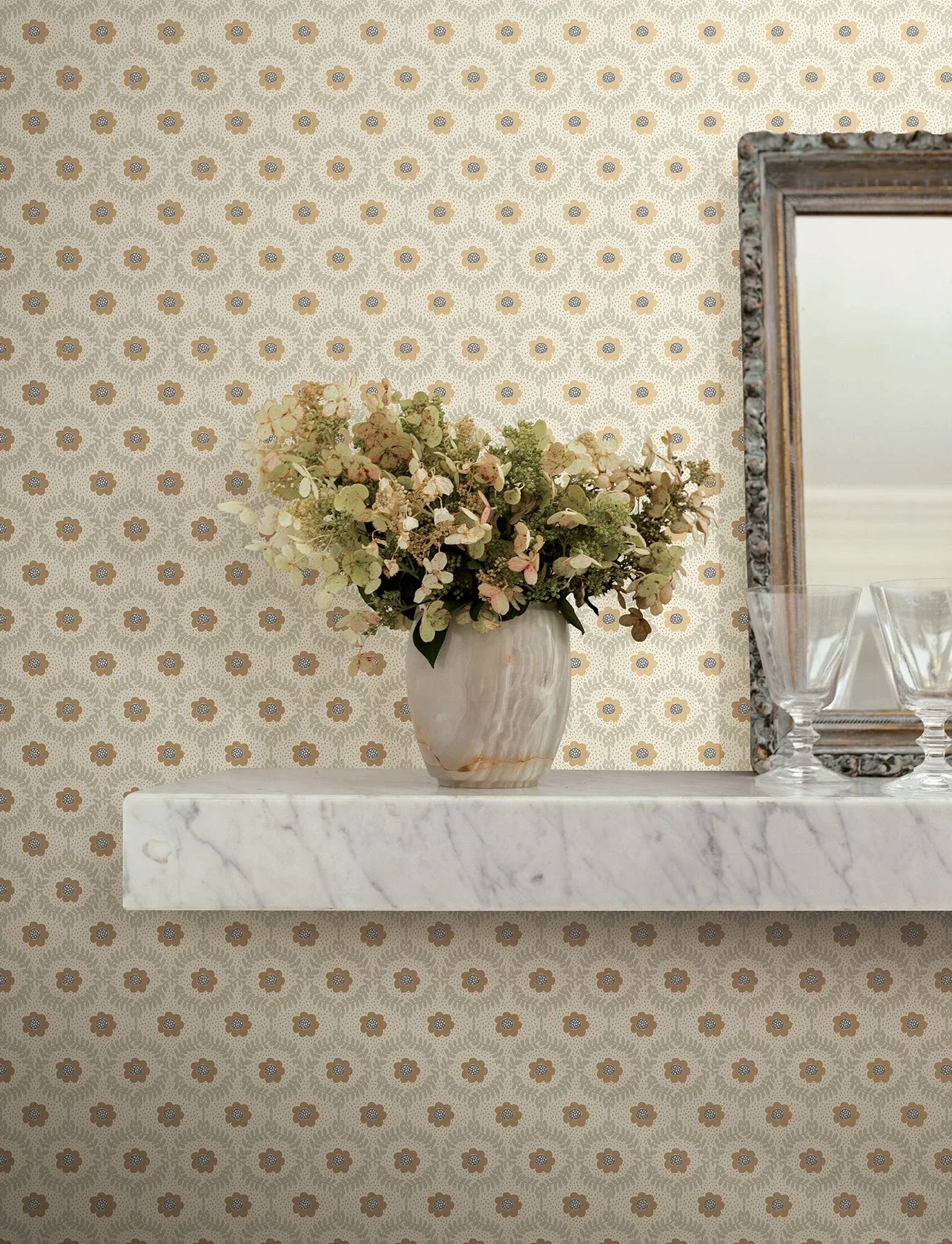 York Wallcoverings Emma Linen Wallpaper - SKU RF7443