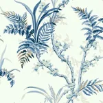 York Wallcoverings Enchanted Fern Blue Wallpaper - SKU GR5994