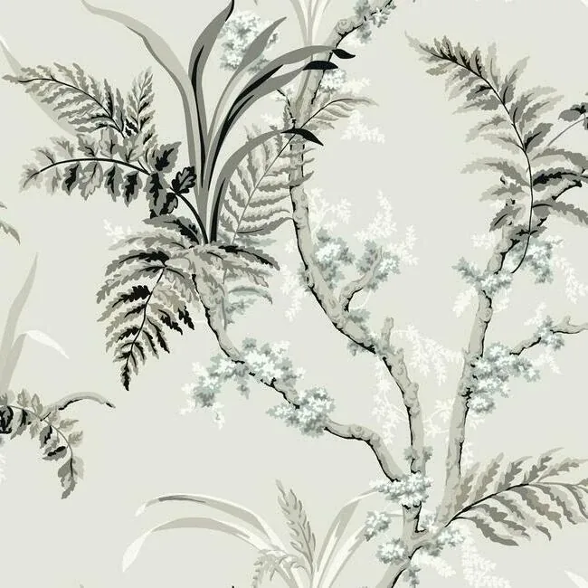 GR5995 | Enchanted Fern Grey & Beige Wallpaper
