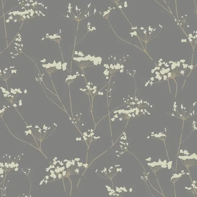 York Wallcoverings Enchanted Silver Wallpaper - SKU DN3711