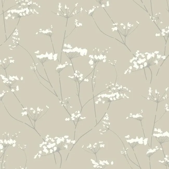 York Wallcoverings Enchanted Tan Wallpaper - SKU NA0599