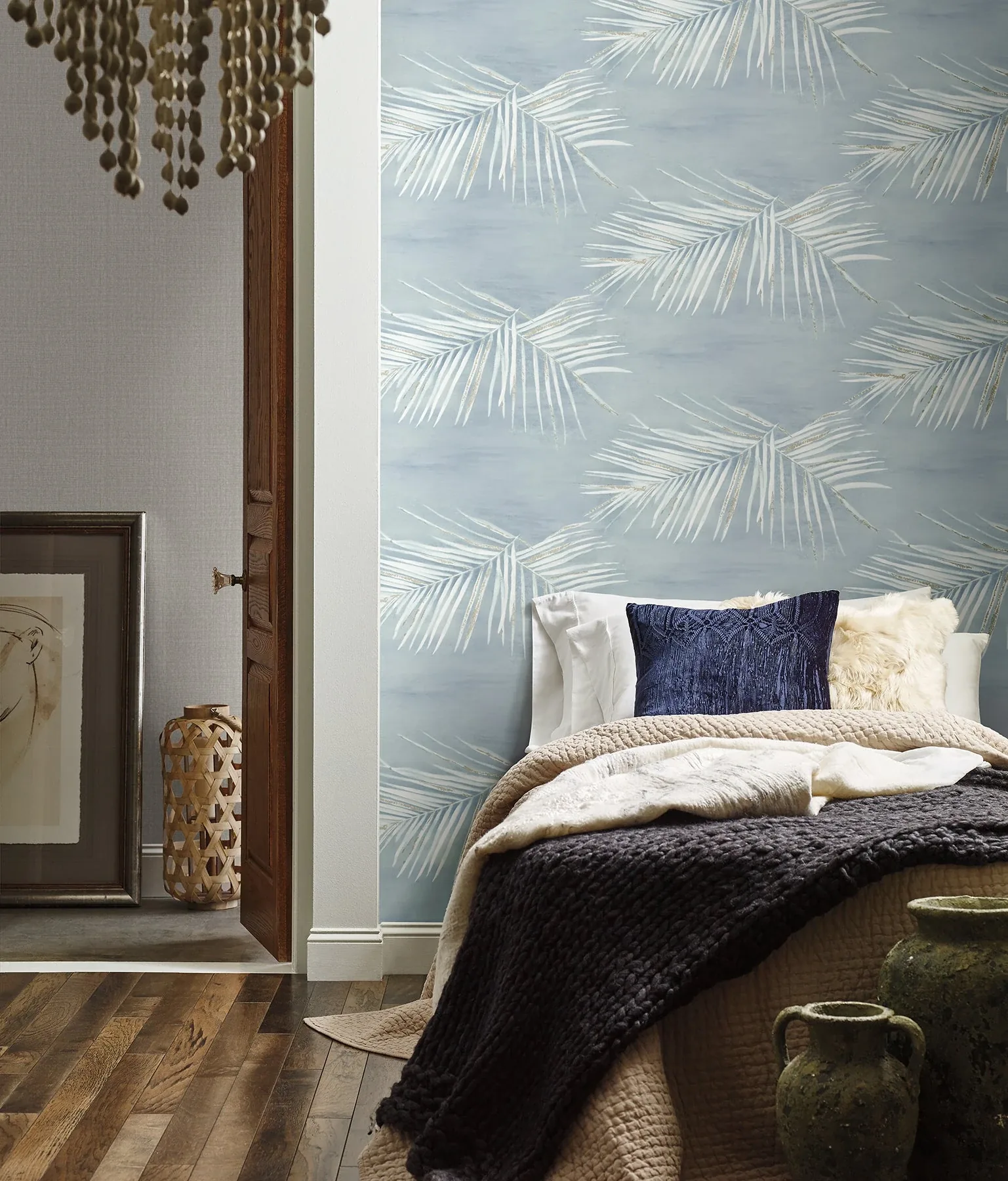 York Wallcoverings Endless Summer Blue Peel & Stick Wallpaper - SKU PSW1554RL