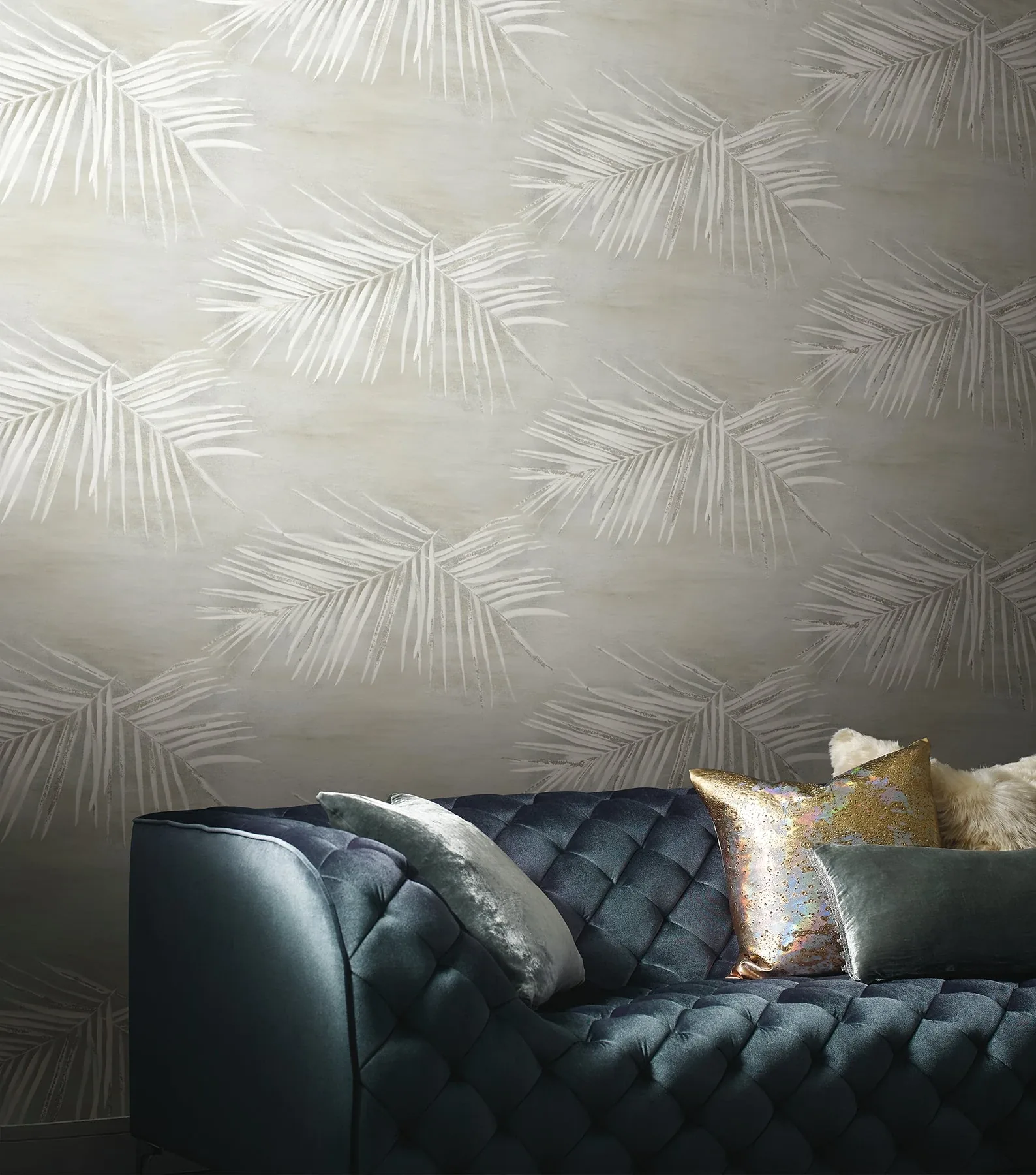 York Wallcoverings Endless Summer Grey Peel & Stick Wallpaper - SKU PSW1556RL