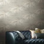 York Wallcoverings Endless Summer Taupe Peel & Stick Wallpaper - SKU PSW1555RL