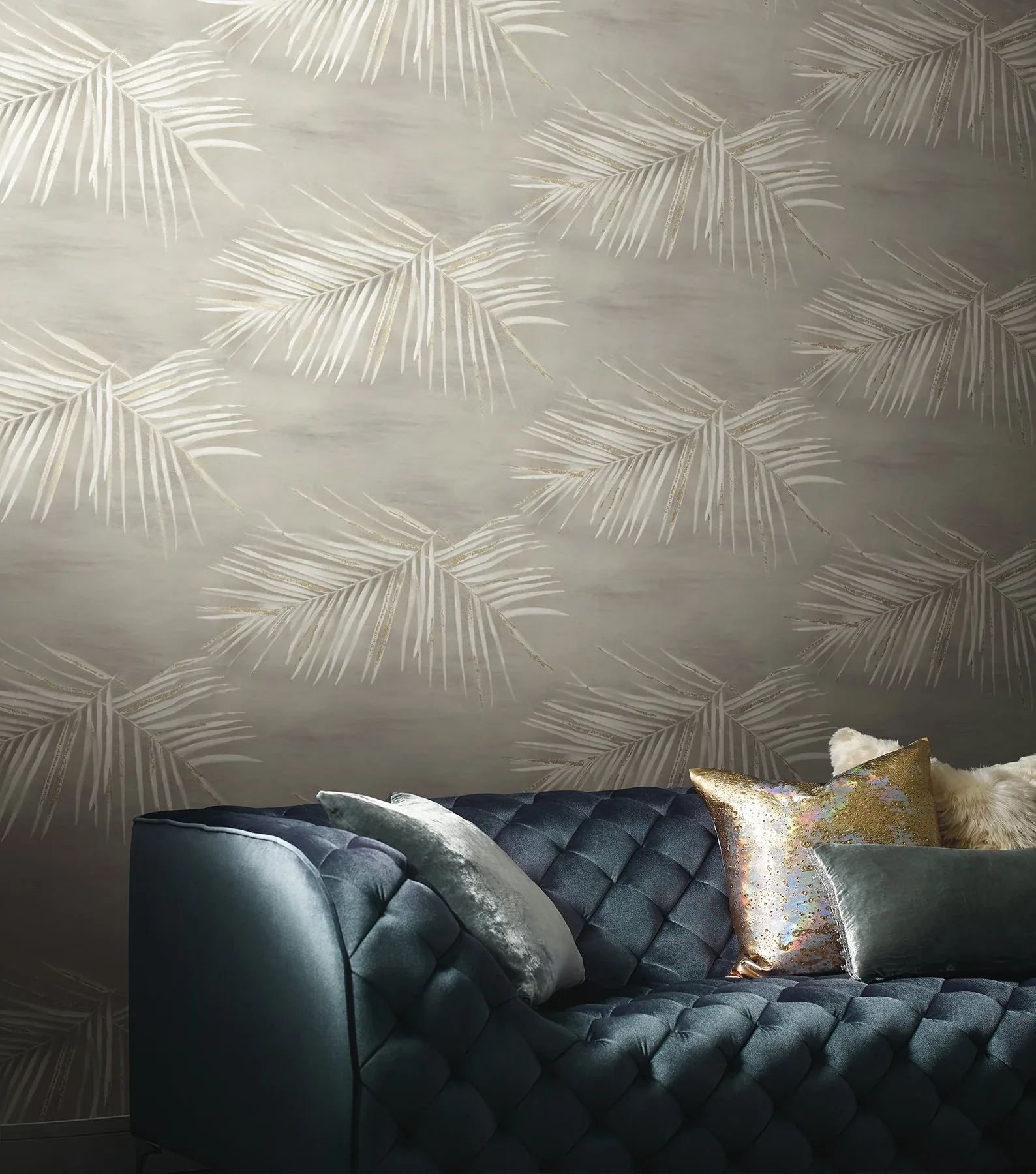 York Wallcoverings Endless Summer Taupe Peel & Stick Wallpaper - SKU PSW1555RL