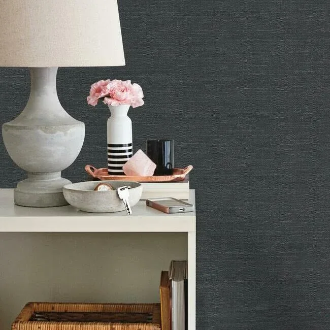 York Wallcoverings Essence Blue Metallic Wallpaper - SKU GL0514N