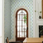York Wallcoverings Estee Garden Blue Wallpaper - SKU RF7514